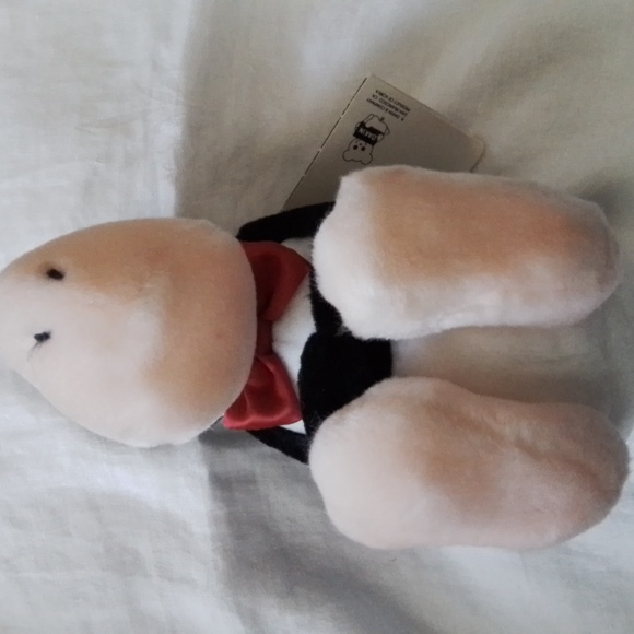 Dakin Bloom County Opus Penguin with red bow tie plush vintage‎ 1982 - Picture 4 of 10